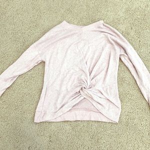 Light pink light sweater
